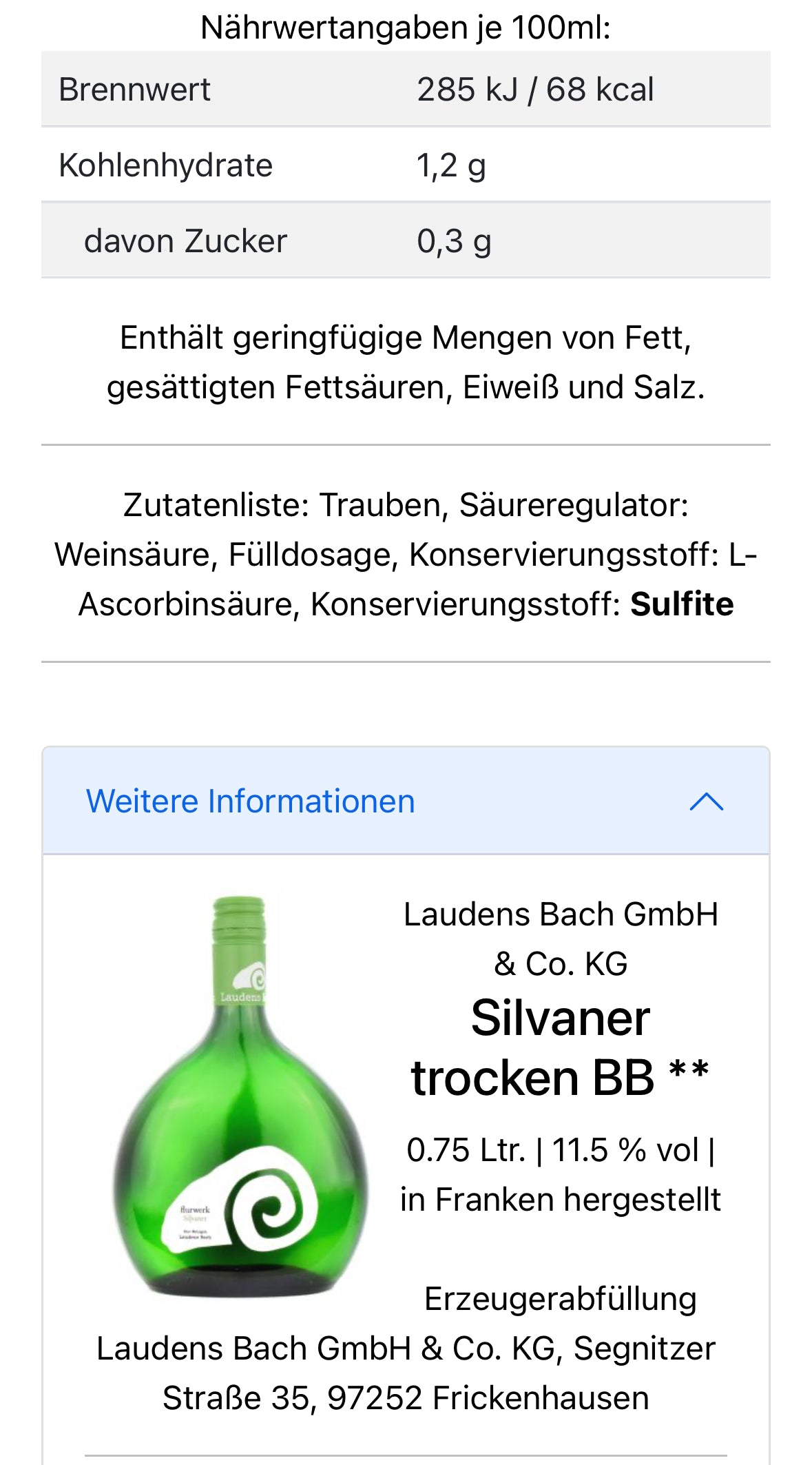 Silvaner trocken flurwerk Bio **