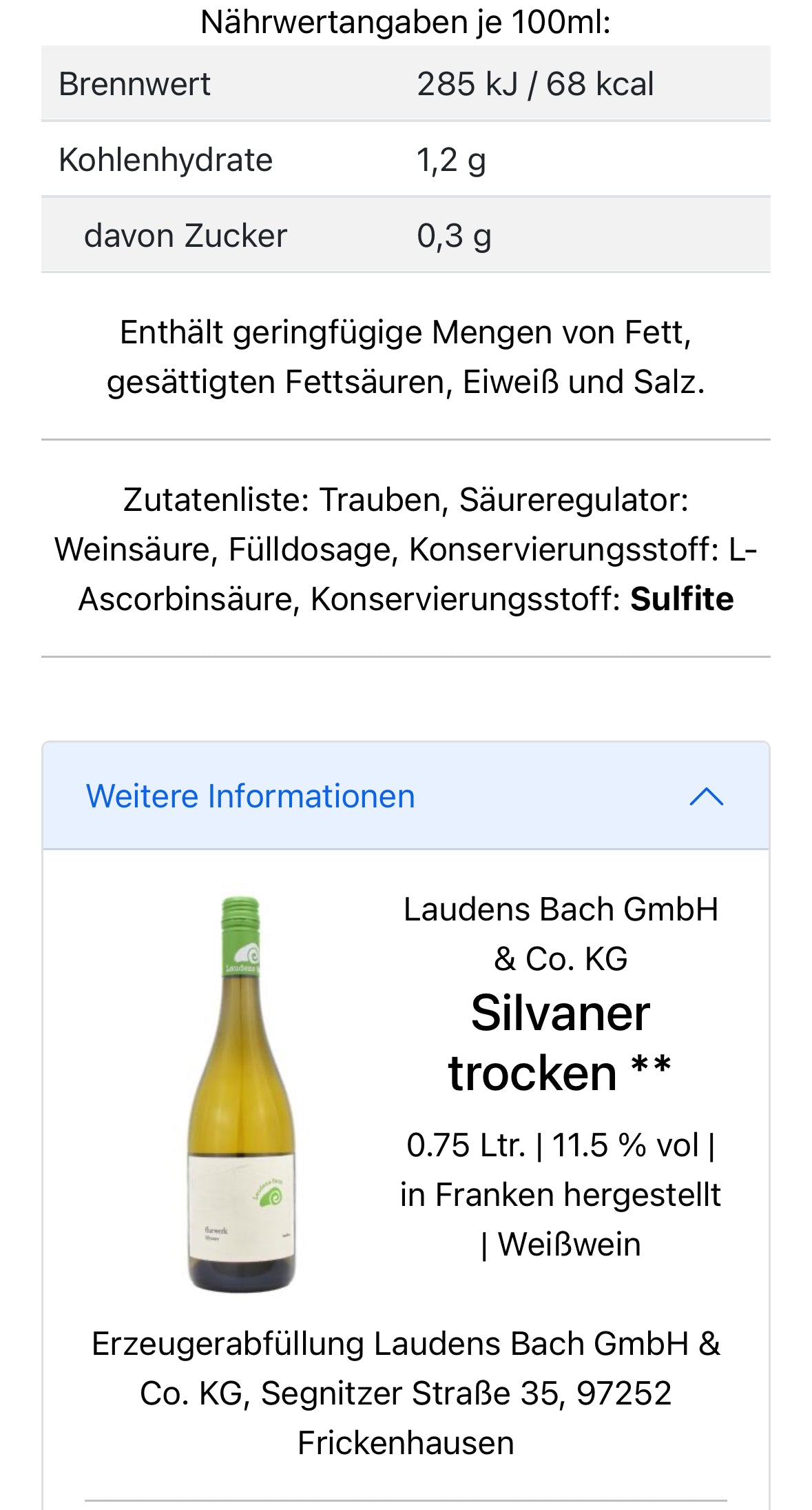 Silvaner trocken flurwerk Bio **